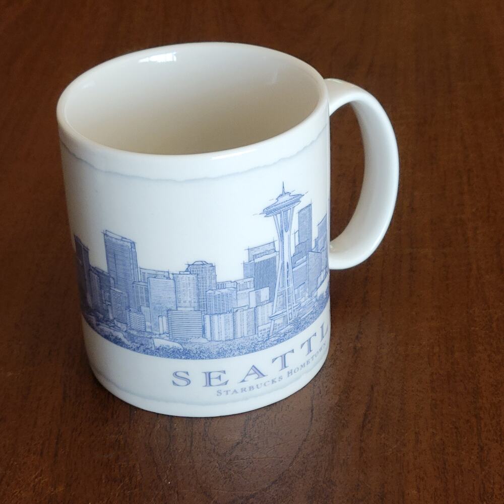 Seattle STARBUCKS Hometown Architecture Series Collectible 18oz Mug Rare @2012